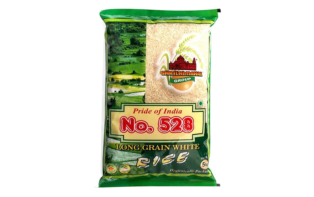 Shrilal Mahal Long Grain White Rice (528)   Pack  5 kilogram